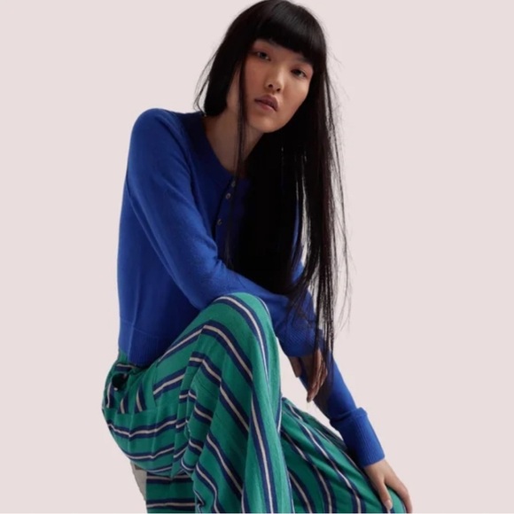 Free People Nocturnal Solid Cashmere Cardi - Picture 4 of 17